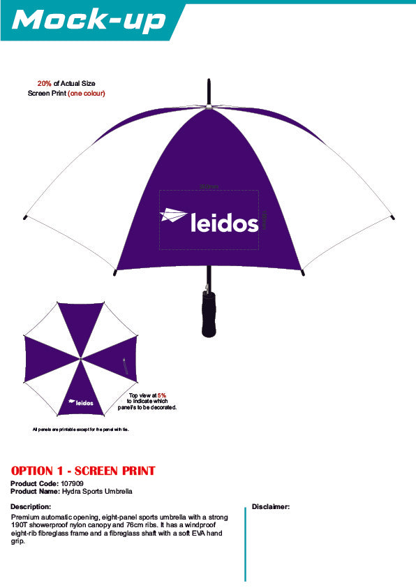 LEIDOS Hydra Sports Umbrella