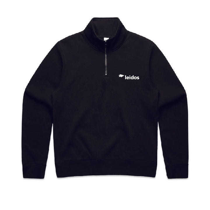 Womens Stencil Half Zip Crew - LEIDOS