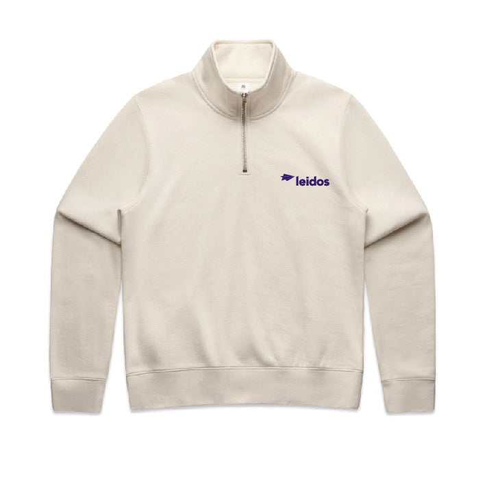 Womens Stencil Half Zip Crew - LEIDOS