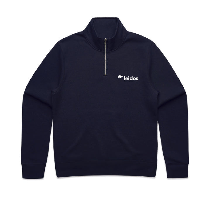Womens Stencil Half Zip Crew - LEIDOS