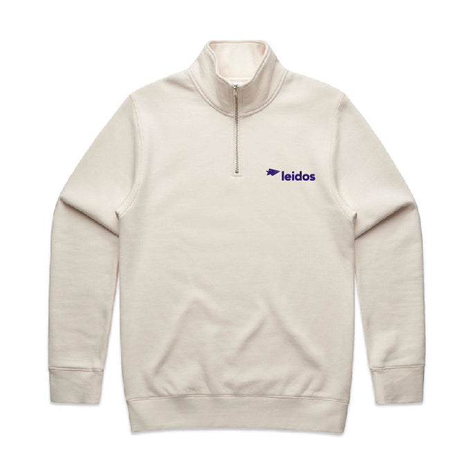 Mens Stencil Half Zip Crew - LEIDOS