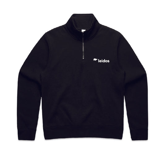 Womens Stencil Half Zip Crew - LEIDOS