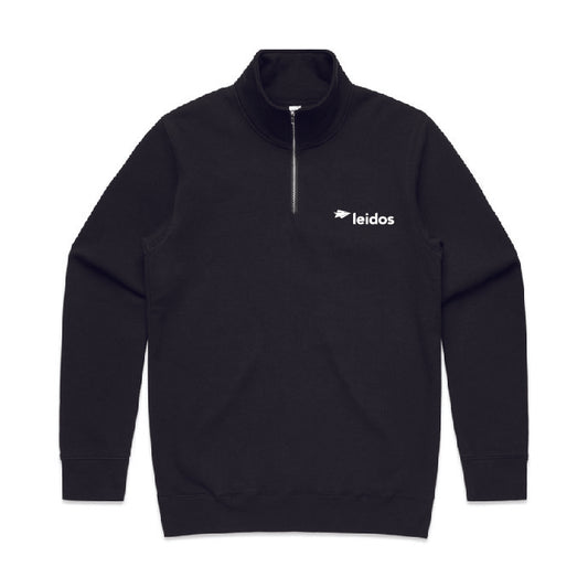 Mens Stencil Half Zip Crew - LEIDOS